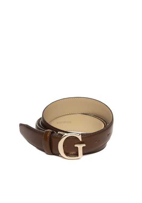 adj cognac belt GUESS | BW9118 P4230ADJ-COG